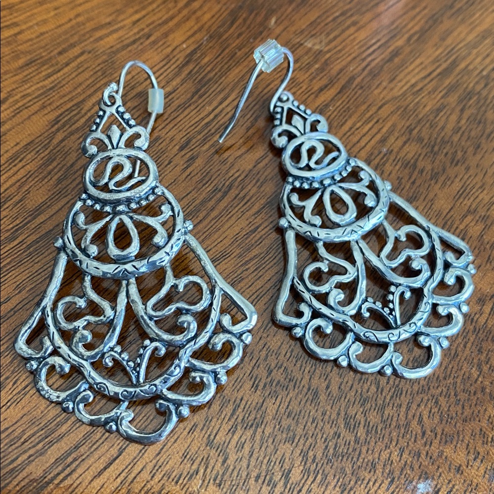 Silpada 925 Silver Filigree Earrings